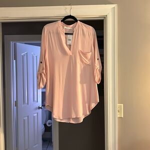 Pink v-neck tunic!